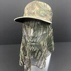 Vintage Full Face Camouflage SnapBack Trucker Hat Made in USA Cap America