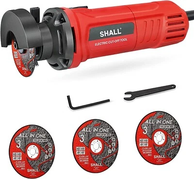 SHALL 3" High-Speed Cut Off Tool,3.5 Amp 24000RPM Metal Cutter Tool - Image 1 of 4