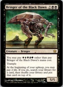 Magic the Gathering MTG Bringer of the Black Dawn Fifth Dawn NM ref.M031 - Picture 1 of 3