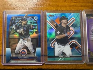 Lot (6) Pete Alonso - 2 RC's - 4 Numbered Parallels - All Licensed Topps/Bowman - Picture 1 of 6