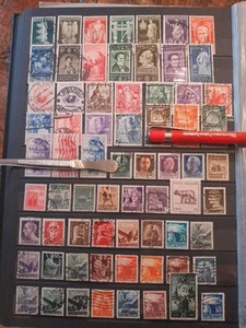 Collezione Italia 1937-55, assortita su 2 pagine di album, molte migliori - Foto 1 di 21