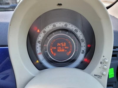 FIAT 500 MK1 1.2 INSTRUMENT SPEEDO CLUSTER UNIT 90K MILES 735483646 - Image 1 of 4