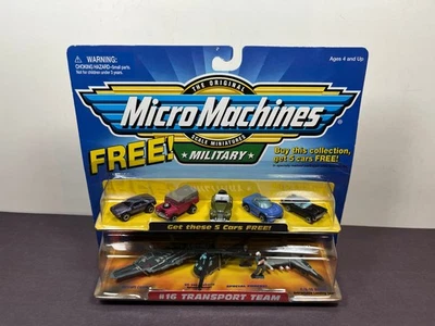 Micro Machines Military #16 TRANSPORT TEAM 5 Carros Conjunto 1998 Galoob - Imagem 1 de 4