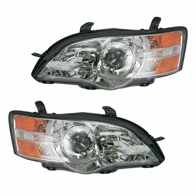 Par de faros para Subaru Legacy 2006 2007 lado pasajero y conductor CAPA Foto 1 de 4