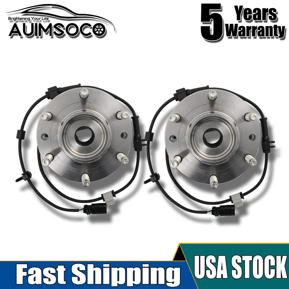 Juego 2 Unidades Rodamiento Rueda Delantera Para For GMC Envoy XUV 2004-2005 Foto 1 de 4