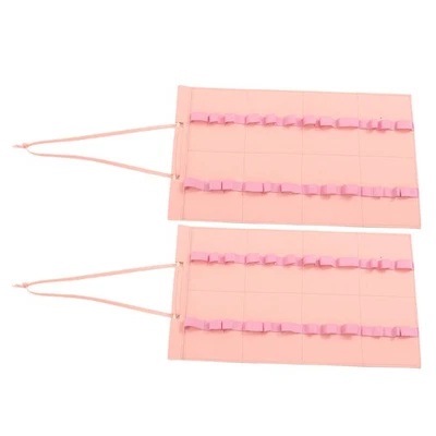  2 Pcs Martial Arts Equipment Storage Bag Karate Belt Display Rack for Learners - Image 1 of 4