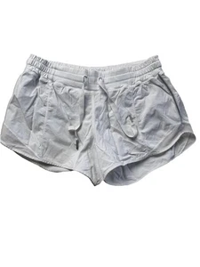 Lululemon Shorts Womens 6 White Hotty Hot Low Rise Lined Drawstring Running Gym - Picture 1 of 11