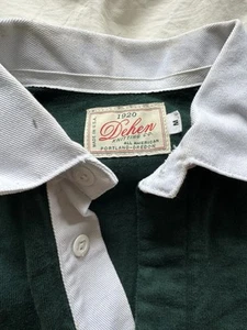 Dehen1920 Rugby Shirt Made in the USA Heavy Duty Old School - Picture 1 of 11