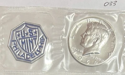 1964 JFK Half Dollar 90% Silver -033 - Image 1 of 2