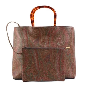 Auténtico Bolso de Mano ETRO Peisly Multicolor/Marrón PVC/Plástico - e59434a - Imagen 1 de 15