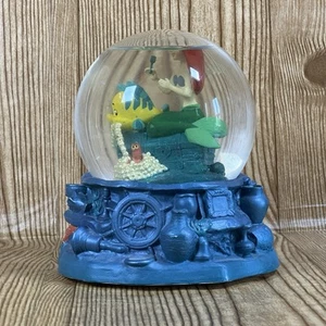 Vintage Disney Kleine Meerjungfrau Schneekugel Teil Ihrer Welt Spieluhr funktioniert - Bild 1 von 11