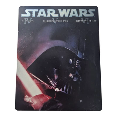 Star Wars: Original Trilogy - Episodes 4 5 6 in Darth Vader Steelbook Case - Image 1 of 4