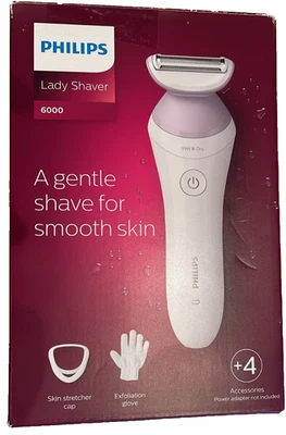 Philips Lady Shaver Series 6000 BRL136/00 Damenrasierer - weiß - Bild 1 von 3