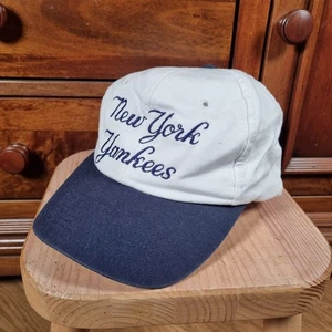 Vintage Twins Enterprise MLB New York Yankees Script Snapback Hat Cap - Picture 1 of 7