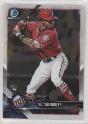 2018 Bowman Chrome Base Victor Robles (Batting) #52 Rookie RC - Image 1 of 2