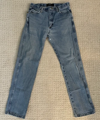 Мужские джинсы Wrangler 33x36 искусственно состаренные коллекция George Strait легкая стирка A102 - Изображение 1 из 4