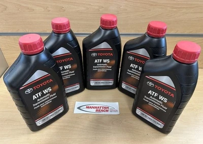 New OEM Toyota ATF World Standard (WS) Transmission Fluid 5 Quarts - Imagem 1 de 2