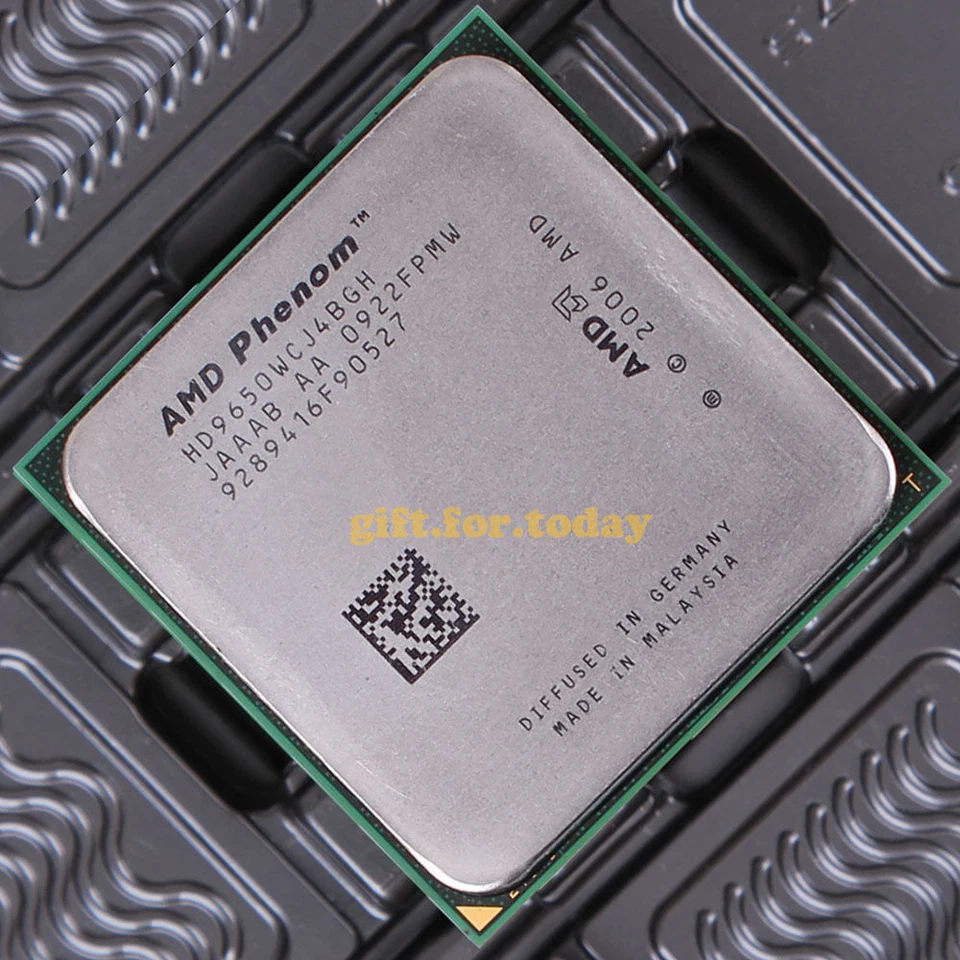 Original AMD Phenom X4 9650 2.3 GHz Quad-Core (HD9650WCJ4BGH) Processor CPU - Image 1 of 1