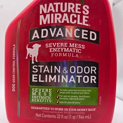 Nature’s Miracle Advanced Stain and Odor - 32 Fl Oz Dog Odor Control Formula - Image 1 of 3