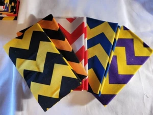 5 pc Chevron Fabric Bundle Fat Quarters FQ 18"x21" - Picture 1 of 3