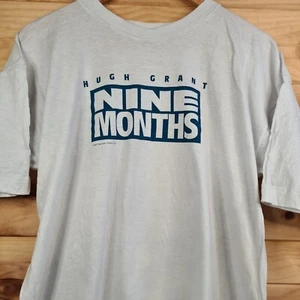 Vintage Nine Months Hugh Grant  Movie T-Shirt 1995 Men's Size Medium - Bild 1 von 10