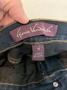 Gloria Vanderbilt Amanda Jeans, Tapered Stretch Denim Jeans - Picture 1 of 3