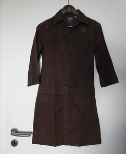 G-Star sportlich leichtes Damen Sommerkleid Gr S Braun 100% Baumwolle - Bild 1 von 2