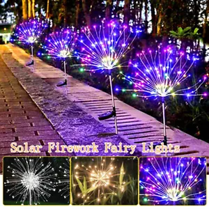 Luces de fuegos artificiales solares a prueba de agua al aire libre Decoración - Picture 1 of 55
