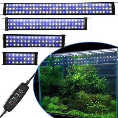 Éclairage d'aquarium LED 10W étanche 30-50 cm blanc + bleu lampe à poser - Photo 1/4