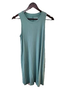 Time and Tru Stretchy sleeveless Navy Blue Pocket Dress S - Picture 1 of 5