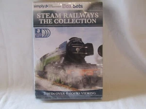 NEW FACTORY SEALED STEAM RAILWAYS THE COLLECTION 3 DISC DVD BOX SET. - Picture 1 of 1