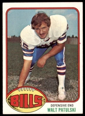 1976 Topps Walt Patulski Football Card Buffalo Bills #358 - Image 1 of 2
