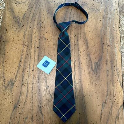 全新 Janie and Jack 格纹格子领带 男孩 — 第 1/4 张图片
