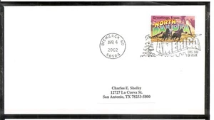 US SC # 3594 Greetings From America FDC - North Dakota - No Cachet. 1 - Picture 1 of 1