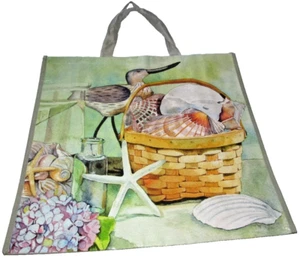 Bolso de Mano Costero ~ DECORACIÓN DEL HOGAR COSTERO ~ 19" x 17" x 7" - Imagen 1 de 1