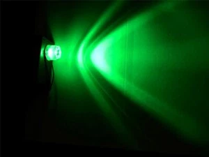 GREEN Battery Operated LED mini flood for Halloween props and Haunted Houses - Picture 1 of 5