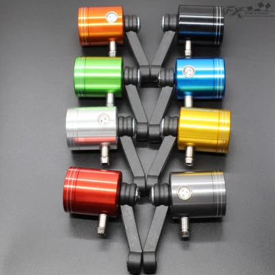 Depósito de aceite líquido del cilindro del tanque de freno delantero para Kawasaki ZX6R ZX10R Ninja Foto 1 de 4