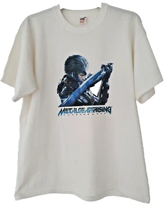 Metal Gear Rising: Revengeance T-shirt White Konami Original Merchandise New - Picture 1 of 5