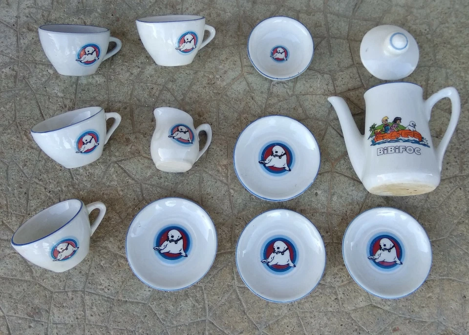 lot ancienne dinette bibifoc  genre porcelaine époque casimir goldorak - Photo 1/1