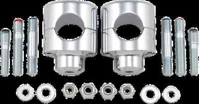 Elevadores rectos cromados Big Buffalo de 1,5 pulgadas para Yamaha V Star 650 99-16 Foto 1 de 3