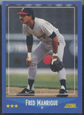 1988 Score #139 Fred Manrique Chicago White Sox - Image 1 of 2