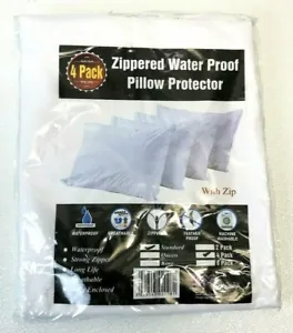 Niagara Sleep Solutions Confezione da 4 Cuscini Impermeabili con Cerniera, Standard - Foto 1 di 2