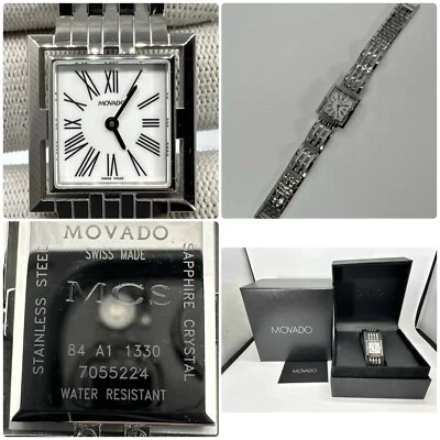 Reloj pulsera MOVADO Esperanza 0605347 acero esfera romana para mujer 23 mm 84A11330 Foto 1 de 4