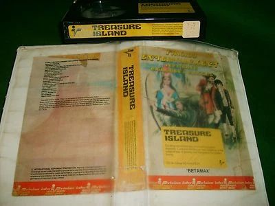 TREASURE ISLAND - ULTRA RARE & UNIQUE! Intervision BETAMAX Carton Issue - No Dvd - Image 1 of 4