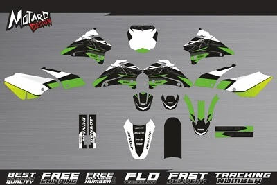 Kit de gráficos para Kawasaki KLX 125 2003 2004 2005 2006 calcomanías pegatinas de Motard Foto 1 de 3