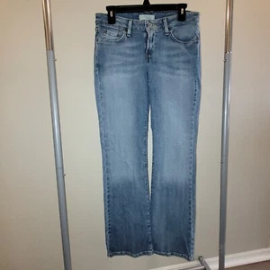 Levis 545 Light Blue Faded Low Bootcut Jeans 8 Medium - Picture 1 of 5