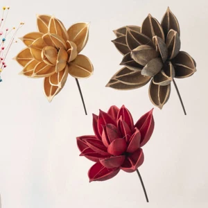 3 Pcs Simulierter Lotus -Bouquet Gefälschte Lotusblume Simulationsblume - Bild 1 von 11