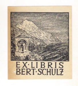 Ex-Libris Bert Schulz (94) - Bild 1 von 2