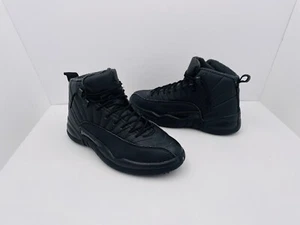 jordan 12 winter all black