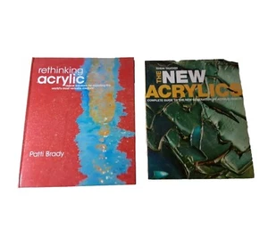 Acrylic Painting Books Qty 2 Rethinking Acrylics & The New Acrylics  - Bild 1 von 6